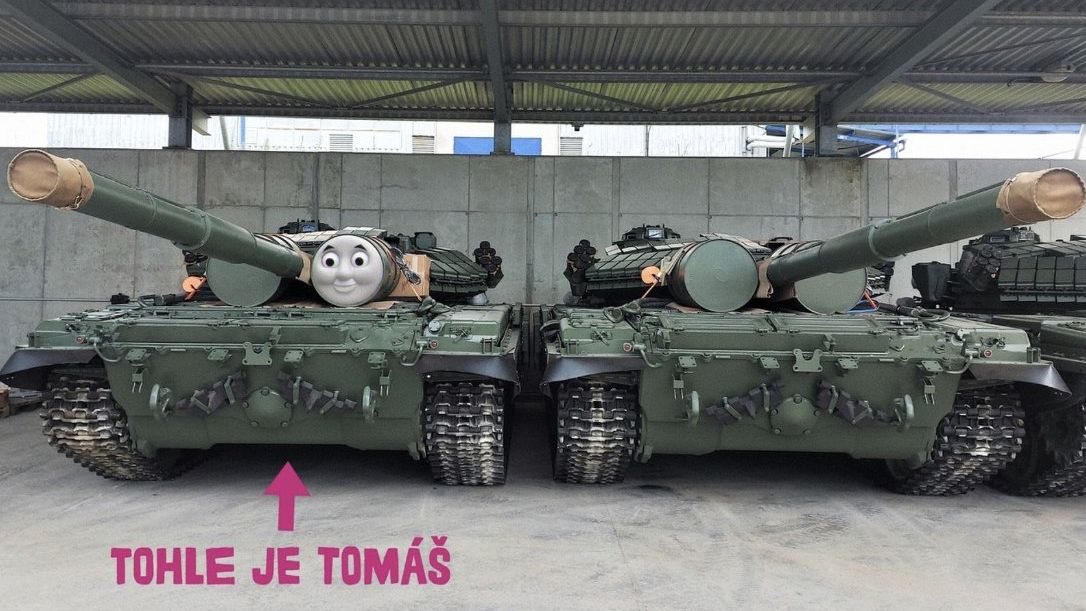 Tank Tomáš už bojuje na Ukrajině